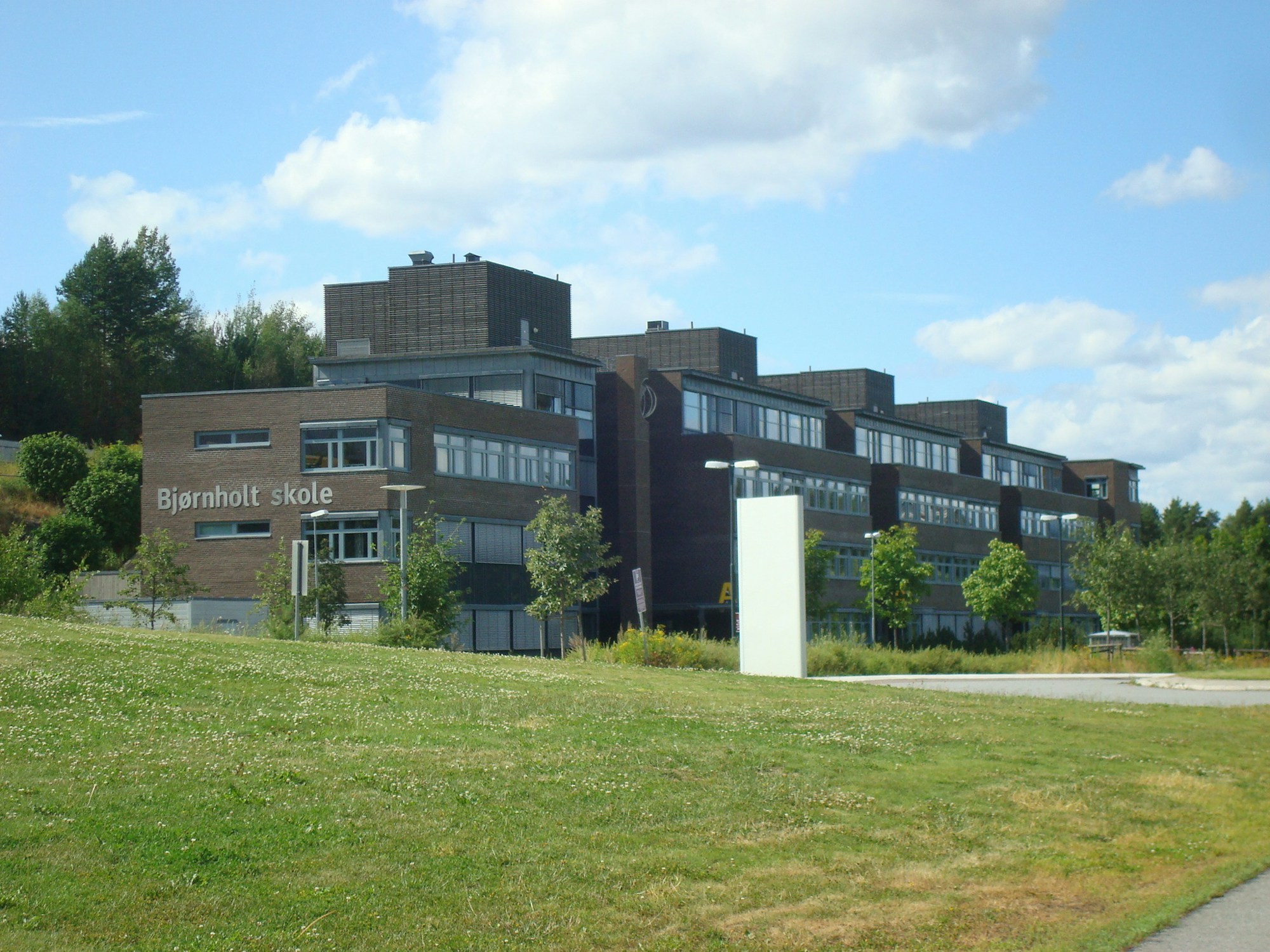 Bjornholt skole stor