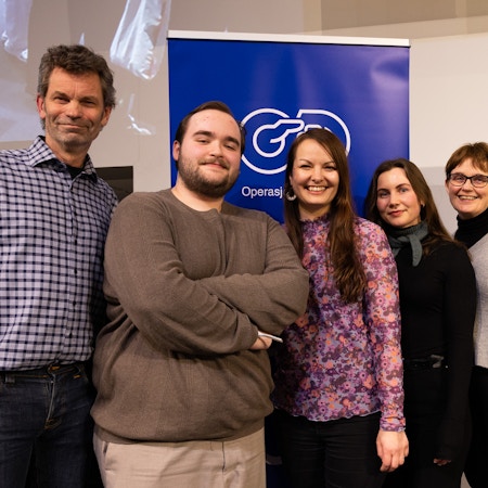 Joar Svanemyr FOKUS Bjorn Andreas Gundersen OD Borghild Berge Julie Falck og Mildrid Mikkelsen FOKUS